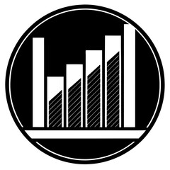 tablet pc with business graph