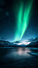 Fototapeta premium midnight aurora dance