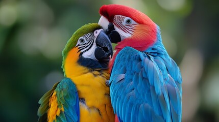 The intimate moments of parrot lovers