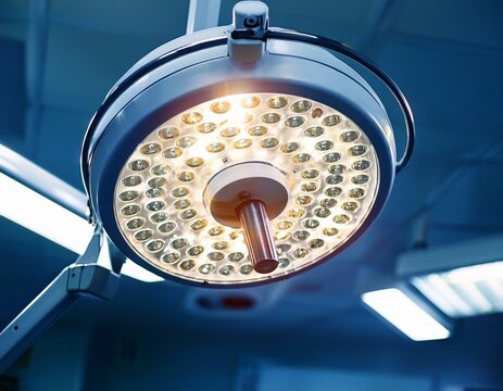 surgical lamp providing focused light in operating room essential tool for surgeons performing precise procedures