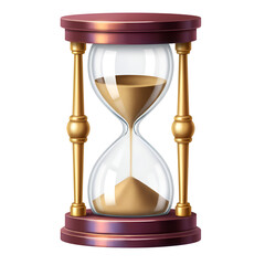 Elegant Gold Hourglass Time Sand Timer Antique Design brown object symbol expiry vintage classic    