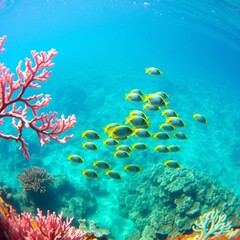 Fototapeta na wymiar Coral Reef Life