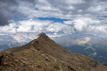 View of the beautiful landscape of Bormio