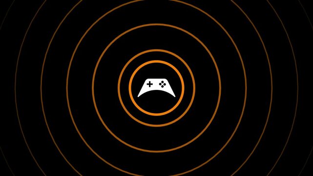 game console icon animation. game icon  illustration