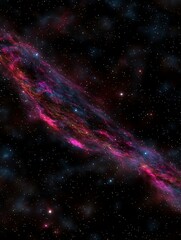 Fototapeta premium A dark, black background with glowing stars scattered across, giving a tranquil and awe-inspiring feel, reminiscent of a clear night sky.