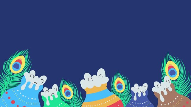 India Vishu Holiday Horizontal Animated Background