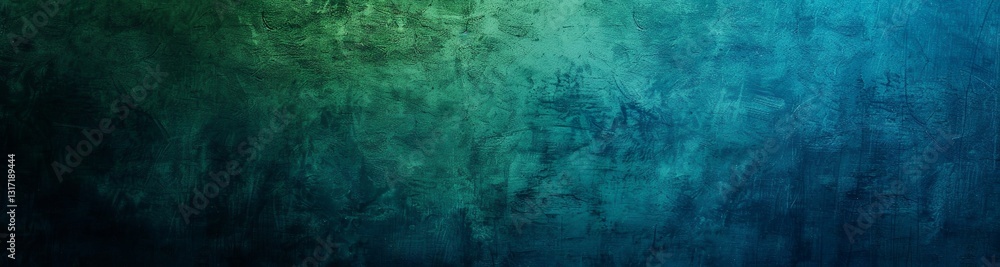 Poster abstract deep blue and green gradient texture with soft flow