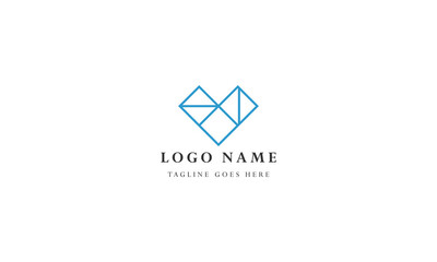 Fototapeta premium corporate vector logo letter V design