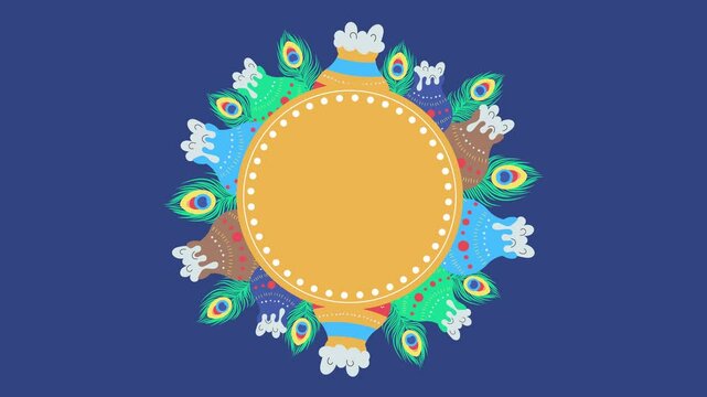 India Vishu Holiday Horizontal Animated Background