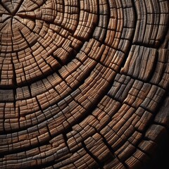 Fototapeta premium Close-up photo of weathered and cracked wood texture