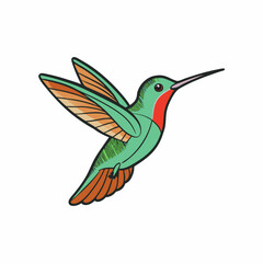 hummingbird in flight