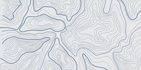 Intricate Geographic Mountain Relief Contour Mapping with Seamless Abstract Topographic Lines for Modern Cartographic Applications