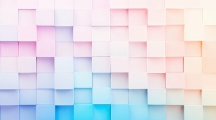 Soft pastel blocks arranged in a checker pattern with diffused edges