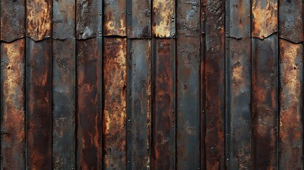 Rusty metal wall texture background