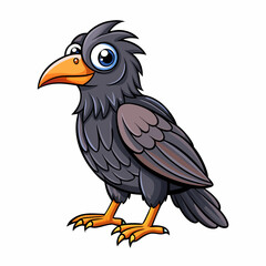 common raven on a branch