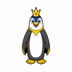 penguin isolated on white