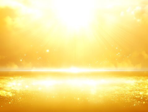 A soft yellow background with sun rays gently streaming from a central point. The rays spread evenly, creating a warm and welcoming atmosphere with subtle golden hues.