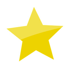 Fototapeta premium 3D golden star ⭐
