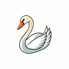swan vector illustration