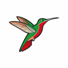 hummingbird in flight