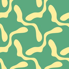 Seamless pattern with hand drawn shapes. Vector illustration