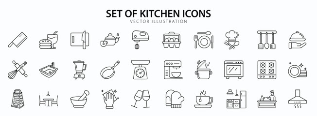 Wine editable stroke outline Icons set. Grape, wine bottle, wine glass, winery, corkscrew, vineyard, wine barrel, wine farm, cheese and sommelier. Vector illustration