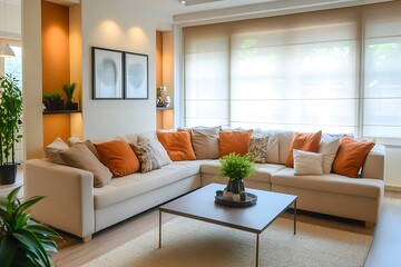 Elegant and Minimalist Living Room Designs with Soft Tones and Cozy Furniture for a Serene Atmosphere