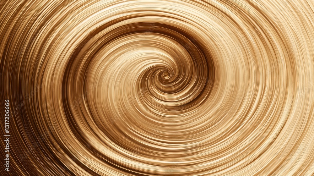 Poster elegant gold swirl pattern with smooth motion in abstract design