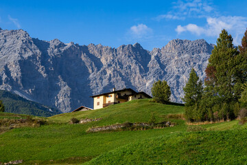 View of the beautiful landscape of Bormio