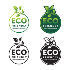 Eco Friendly 100% Compostable Logos