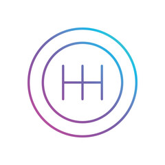 Gear Shift Vector icon