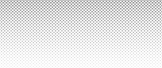 Blended  black triangle on white for pattern and background,  Abstract geometric texture collection design.