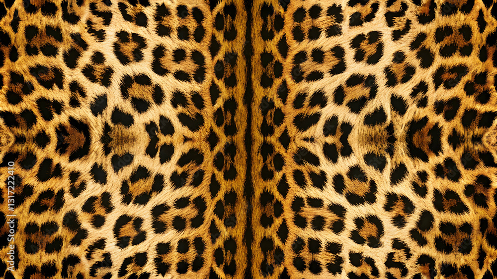Poster leopard print seamless pattern texture
