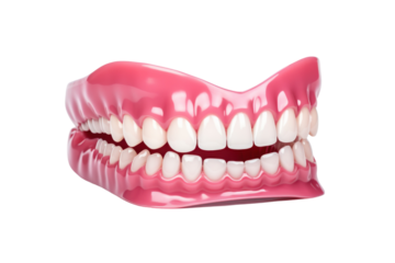 teeth isolated on white
