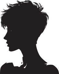 hair style vector illustration
