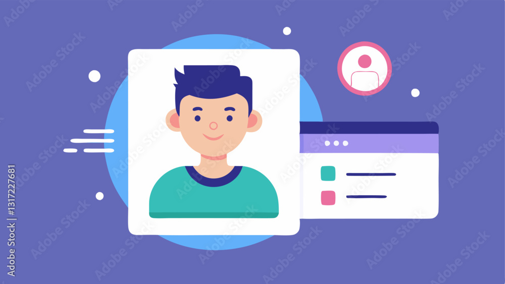 Poster social media security a social media account creation screen with a popup prompting users to verify 