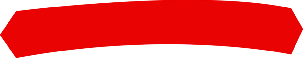 Red ribbons. Vintage. A simple of ribbons. Vector graphics