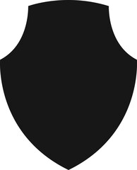 Shield icon. Protect shield security. Badge quality symbol. Logo or emblem. Protection and safeguard symbol Vector illustration