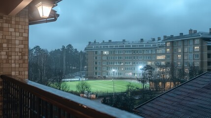 Obraz premium Cityscape at dusk