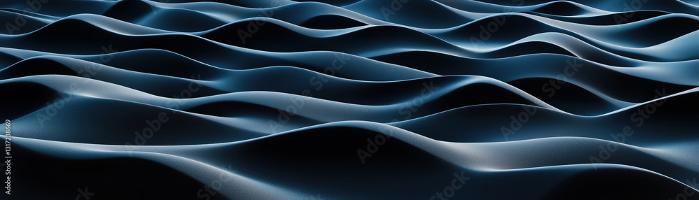 Poster serene oceanic waves create calming and abstract atmosphere