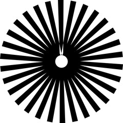 Sunburst Pattern Background. Rays. Radial. Summer Banner. Radiation or speed lines