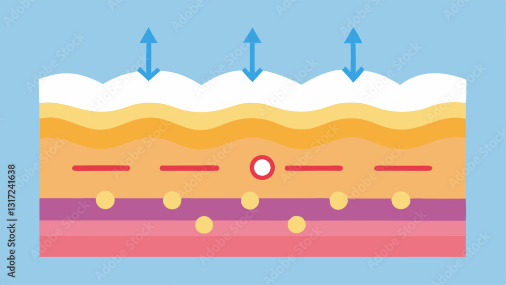 Poster skin layer with exosomes a diagrammatic representation of skin layers with highlighted exosomes trat