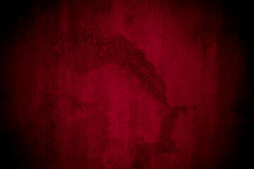 Old wall texture cement black red  background abstract dark color design are light with white gradient background.