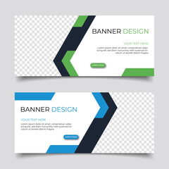 Modern business banner abstract design. Clean simple creative background vector template design