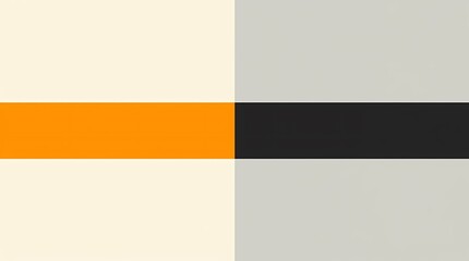 Fototapeta premium Abstract Geometric composition: A minimalist composition featuring horizontal bands of contrasting colors. The juxtaposition of hues creates a modern and dynamic aesthetic.