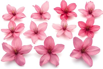 Exquisite Pink Cherry Blossoms Floral Arrangement, Spring Flowers, Nature Photography