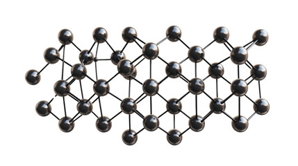The intricate arrangement of carbon atoms forms a hexagonal lattice, showcasing the unique properties of graphene in advanced material science applications