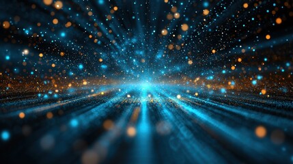 Fototapeta premium Vivid Abstract Background with Bright Lights and Dynamic Motion Effects