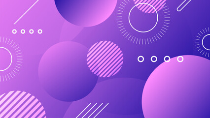 Abstract communication background with circle shape