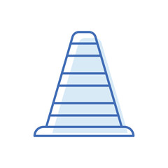 trafic cone Vector icon